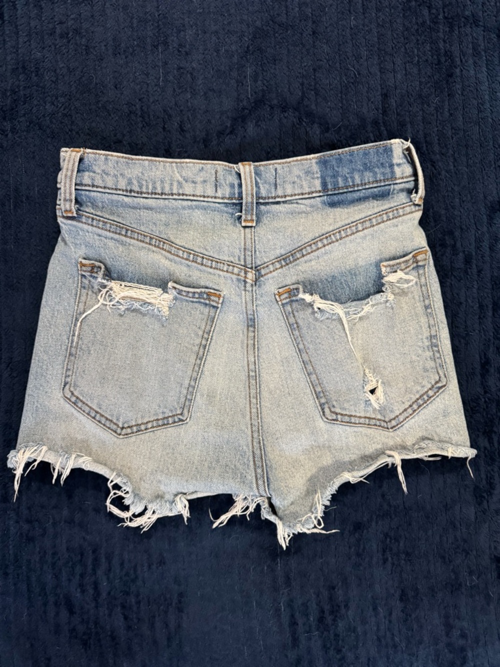 Abercrombie & Fitch Festival Ready Indie Sleaze High Rise Mom Shorts 🩳 - Picture 2 of 6